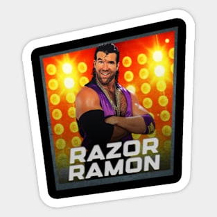 Razor Ramon/////Card Game Concept Design Sticker